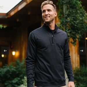 Men’s Black Clubhouse 1/4 Zip